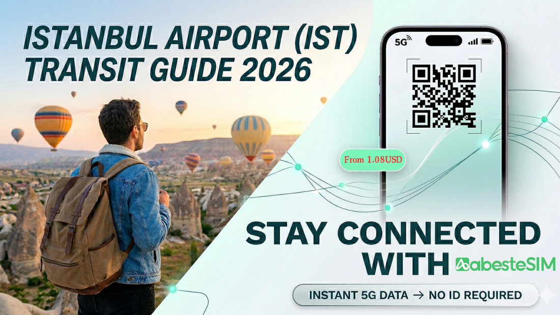 2026 Istanbul Airport (IST) Transit Guide | Get Turkey eSIM